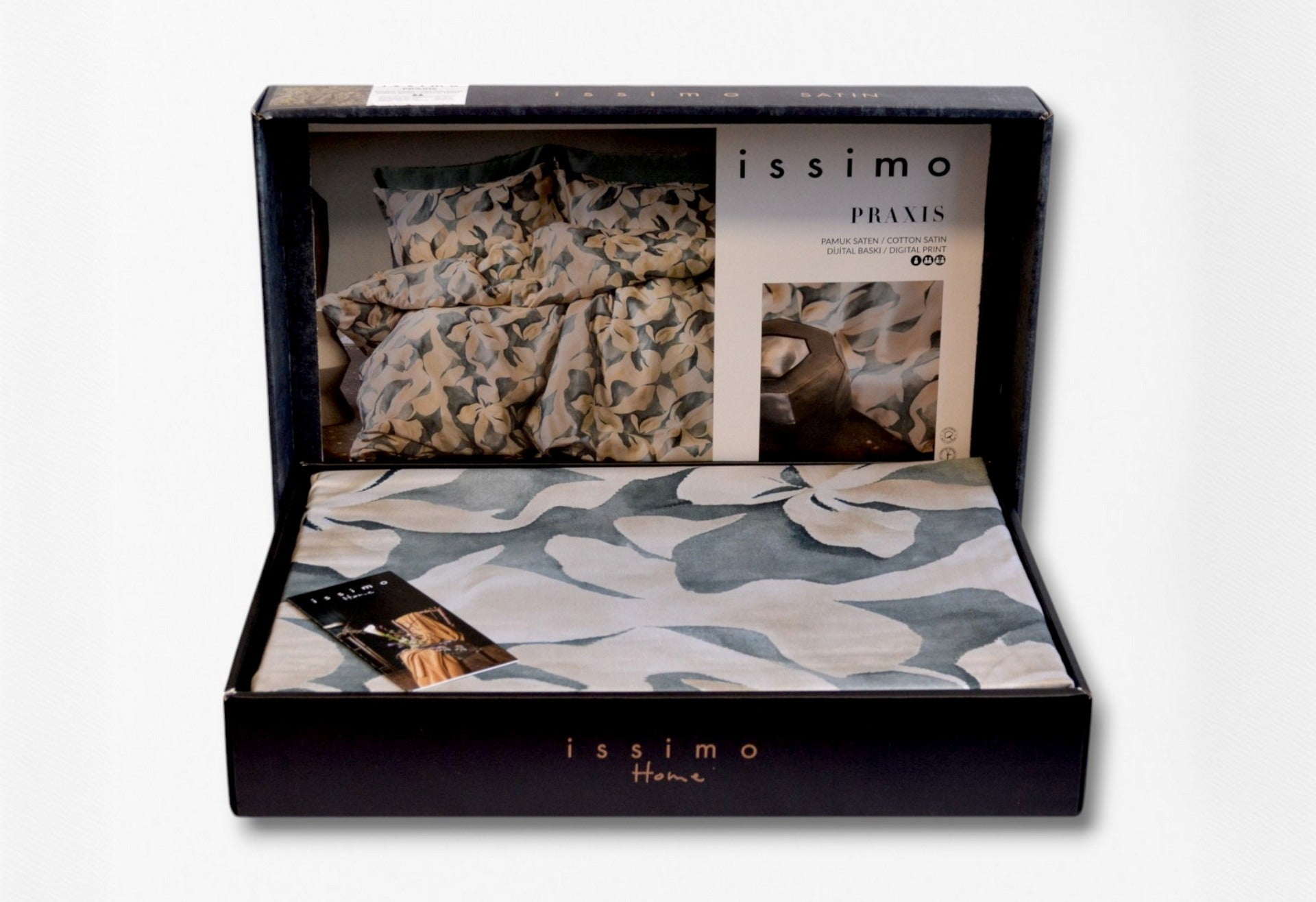 Комплект постільної білизни Issimo Digital Satin 200х220 см Praxis