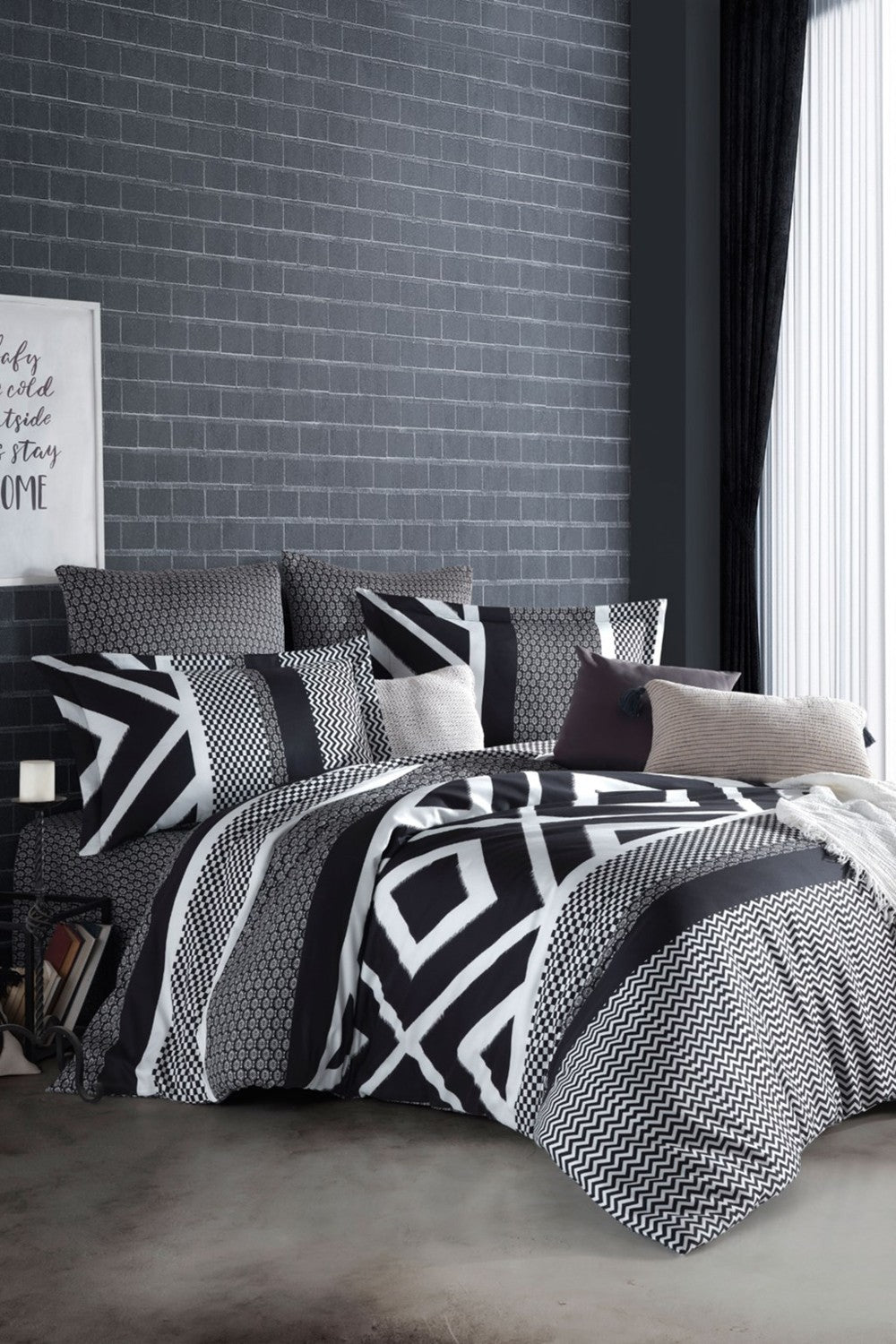 Постільна білизна Prima Casa Exclusive Satin 200х220 Gordion Siyah