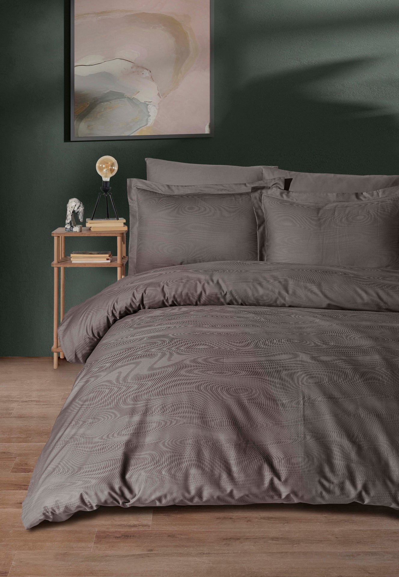 Комплект постільної білизни Saheser Delux Jacquard 300 TC 200х220 см Robin Vizon