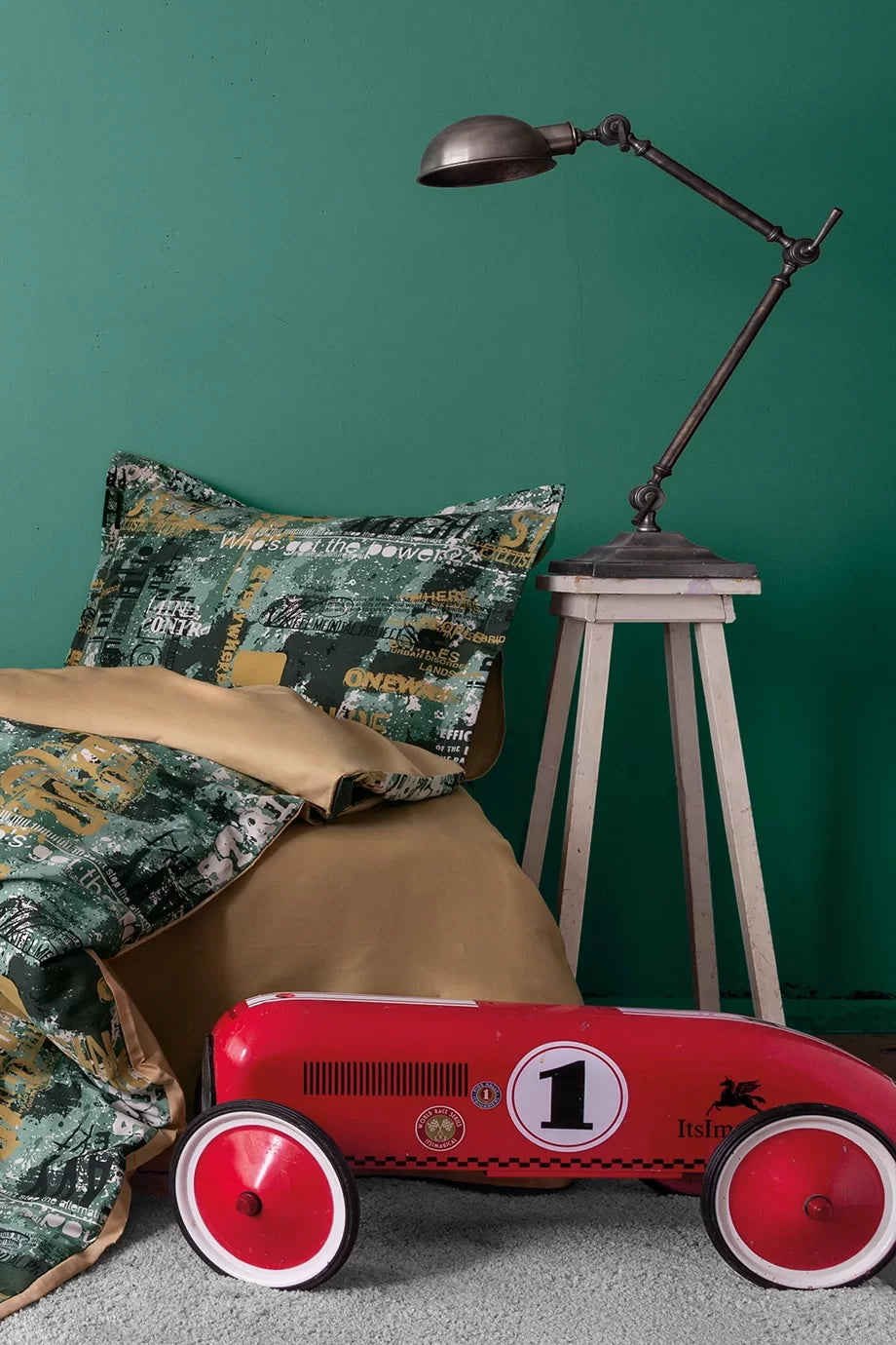 Комплект постільної білизни Issimo Digital Satin 160х220 см Rocky