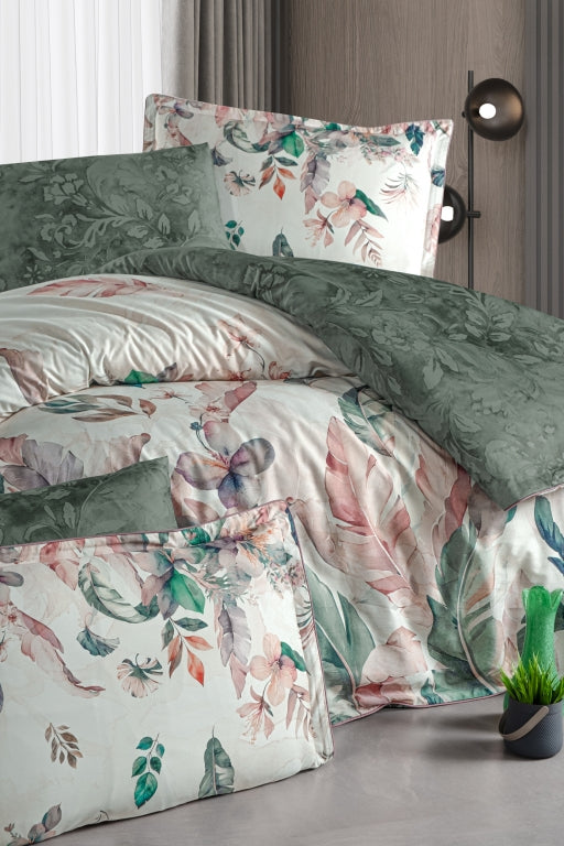 Постільна білизна La Romano Premium Satin 200×220 см Reneta Green