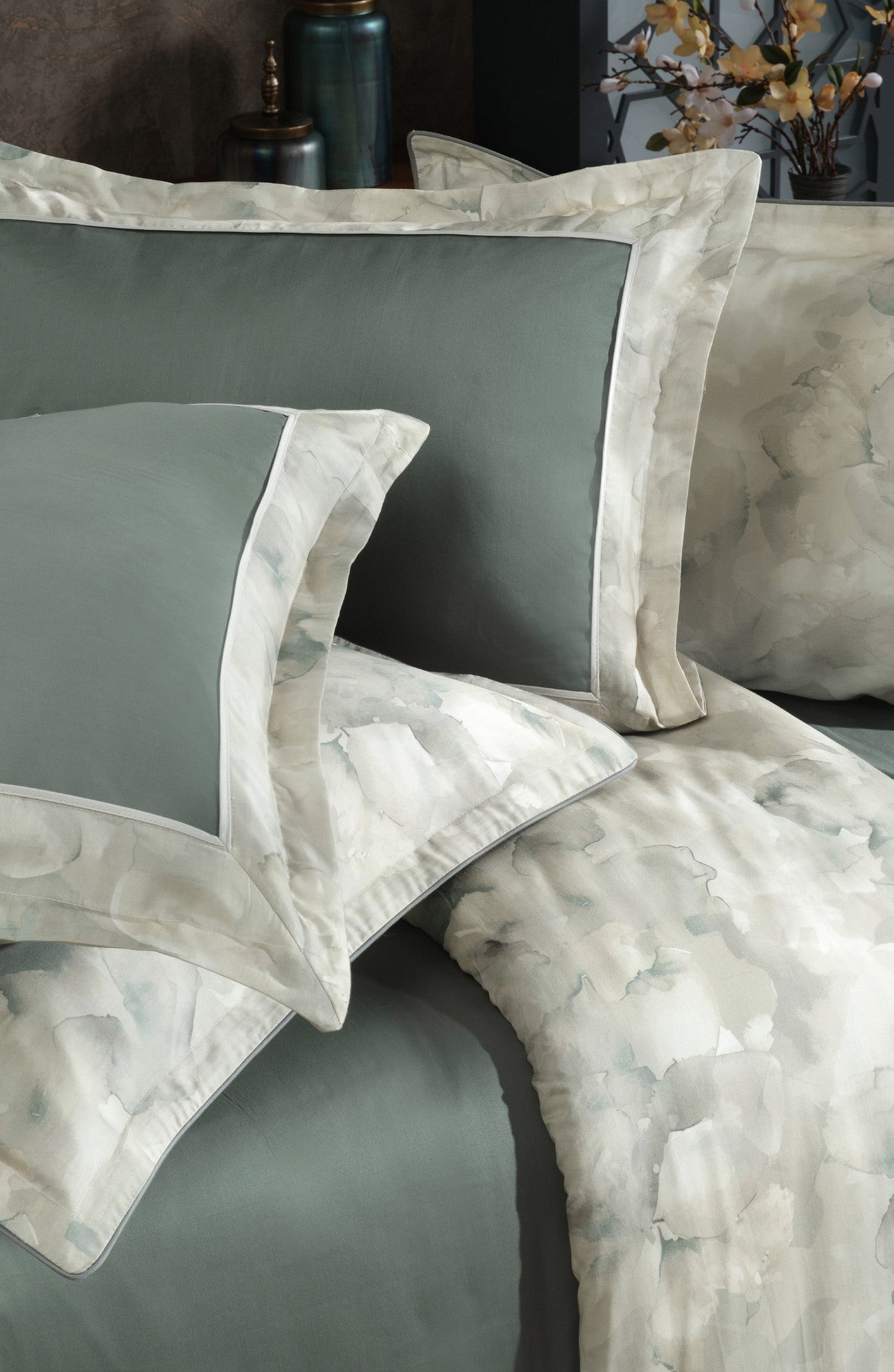 Постільна білизна La Romano Silk Satin 200×220 см Rivano Moonmist