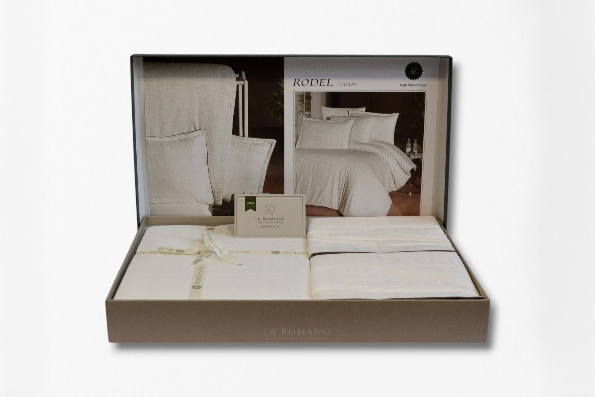 Постільна білизна La Romano Premium Satin 200×220 см Rodel Cream