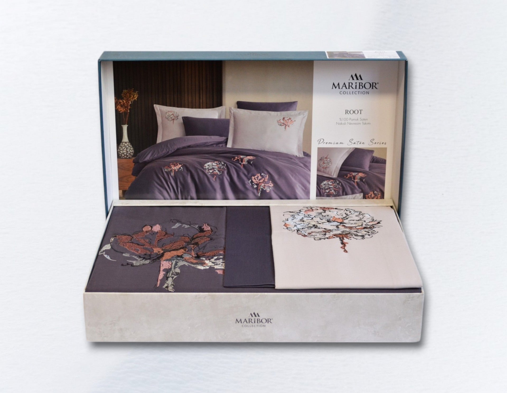 Комплект постільної білизни Maribor Exclusive Satin  200х220 см Root Mor