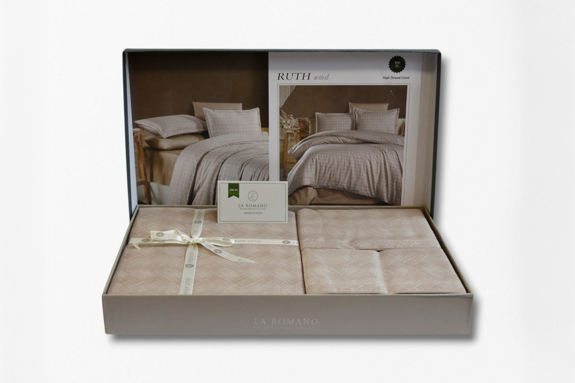 Постільна білизна La Romano Premium Satin 200×220 см Ruth Wind
