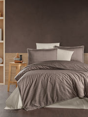 Постільна білизна La Romano Premium Satin 200×220 см Ruth Wooden