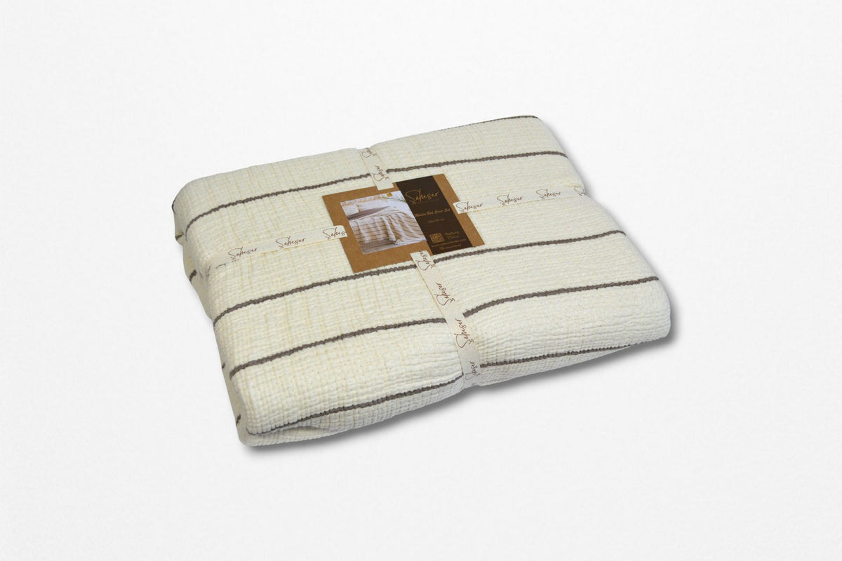 Муслінове покривало Saheser Sante 160 х 240 см. Brown