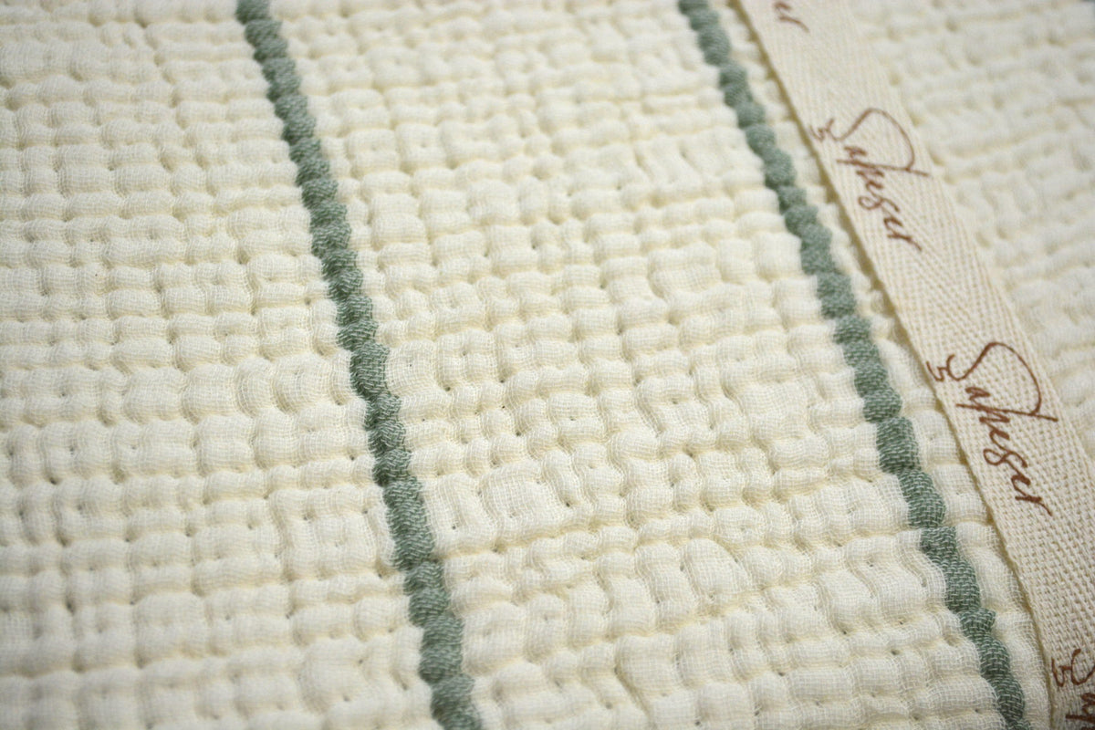 Муслінове покривало Saheser Sante 160 х 240 см. Green