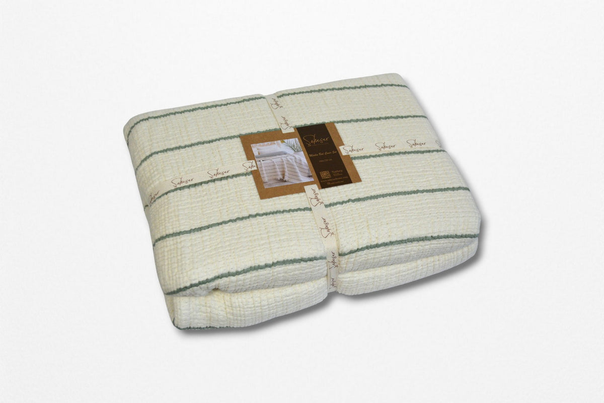 Муслінове покривало Saheser Sante 160 х 240 см. Green