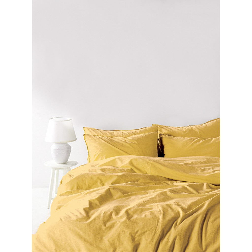 Постільна білизна Limasso Stonewashed Standart 160 х 220 см Lemonade