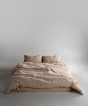 Постільна білизна Limasso Stonewashed Ranforse 200 х 220 см Akdeniz Bej