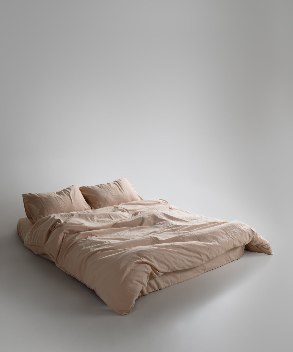 Постільна білизна Limasso Stonewashed Standart 160 х 220 см Akdeniz Bej