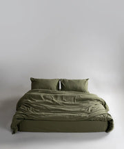 Постільна білизна Limasso Stonewashed Ranforse 200 х 220 см Capulet Olive