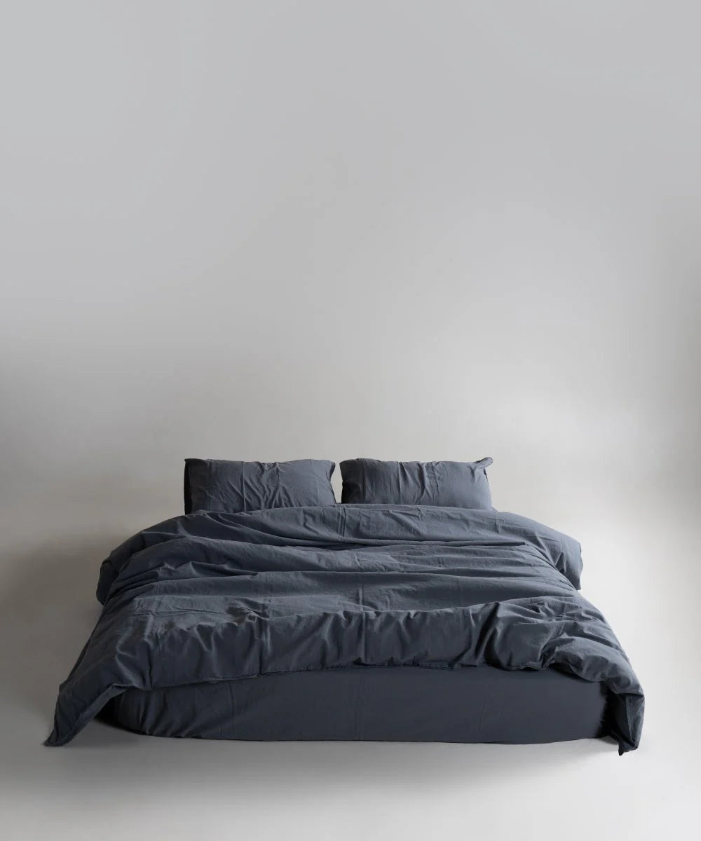 Постільна білизна Limasso Stonewashed Ranforse 160 х 220 см сімейний Castle Rock