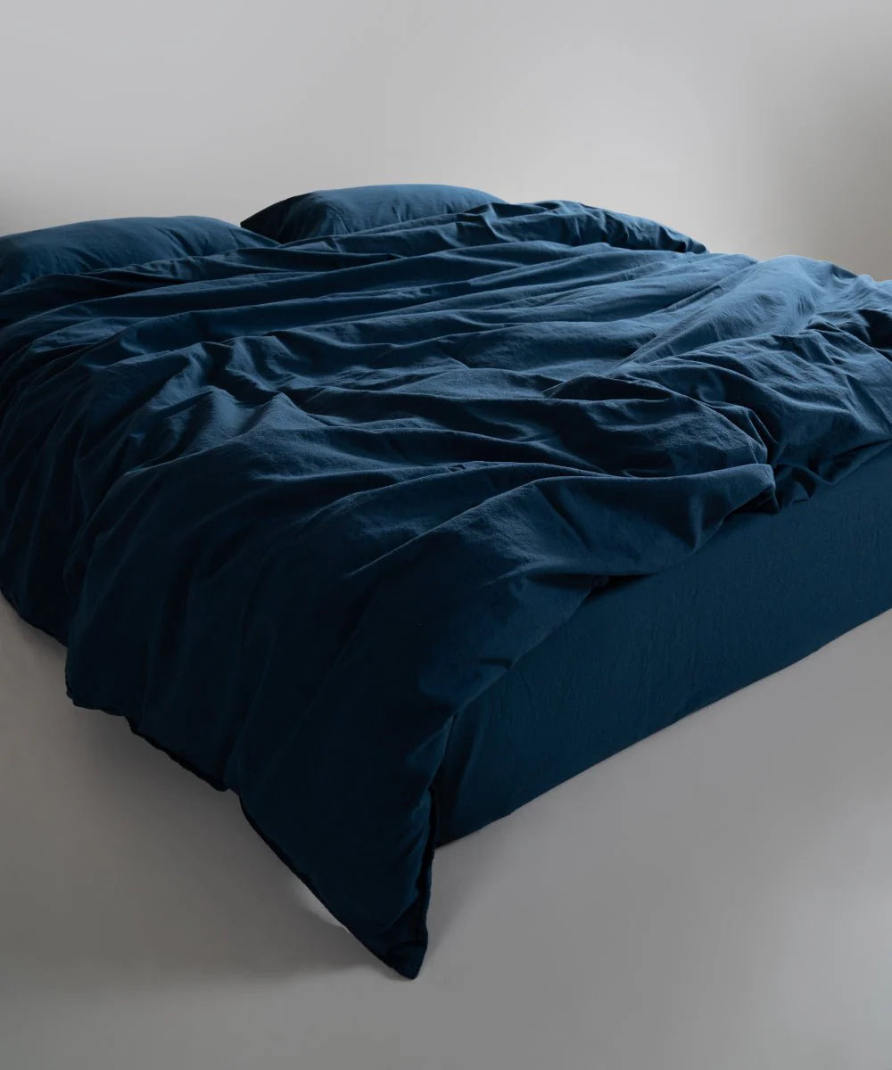 Постільна білизна Limasso Stonewashed Standart 200 х 220 см Dress Blue