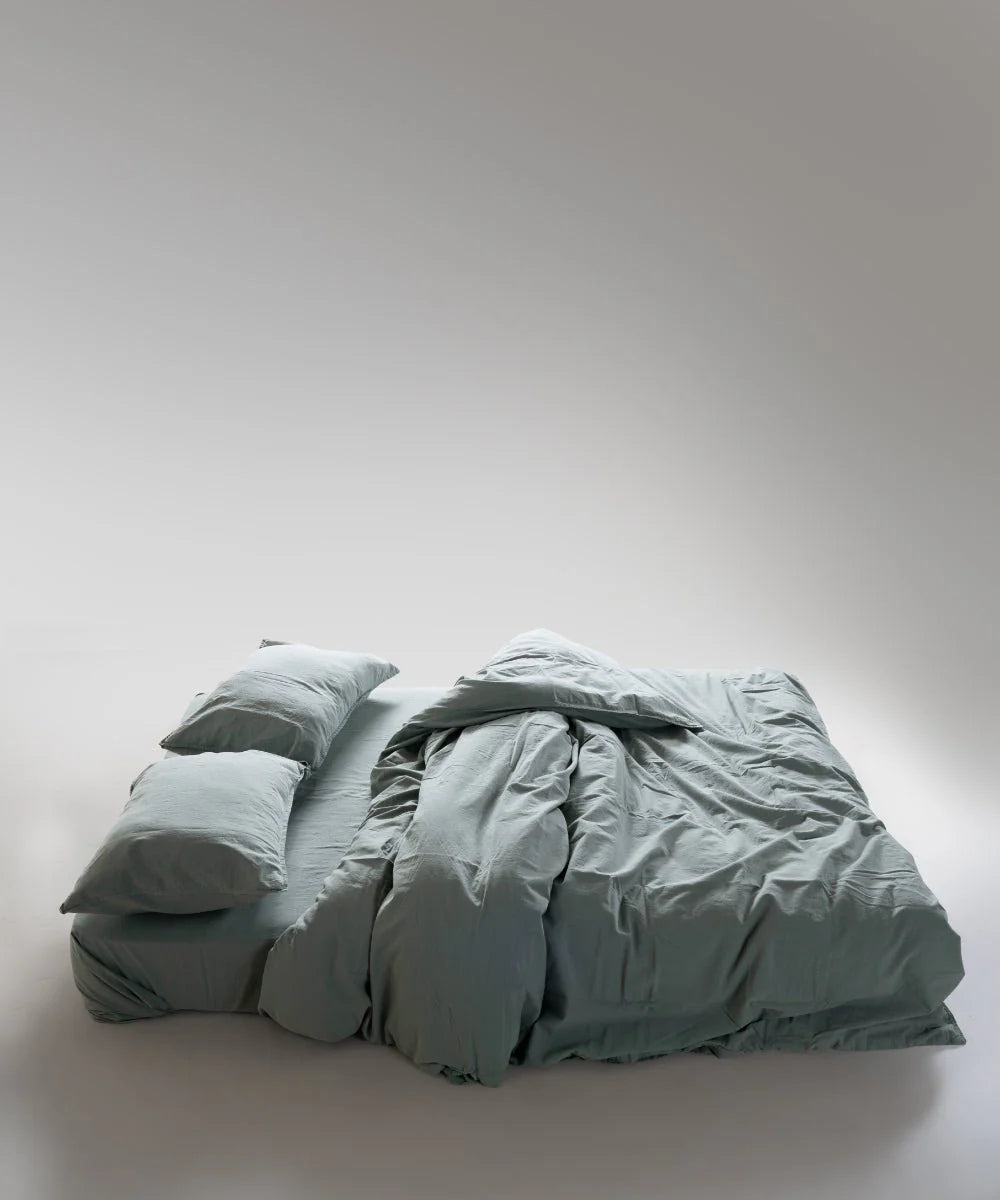Постільна білизна Limasso Stonewashed Standart 200 х 220 см Natural Green