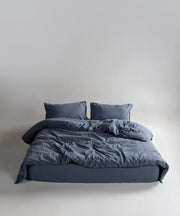 Постільна білизна Limasso Stonewashed Standart Сімейний (2 шт 160 х 220 см) Natural Grey