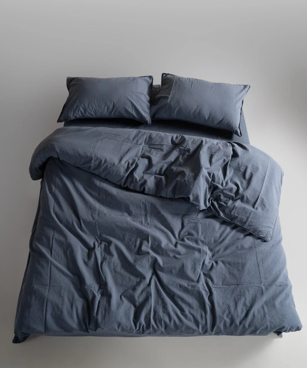 Постільна білизна Limasso Stonewashed Standart 160 х 220 см Natural Grey