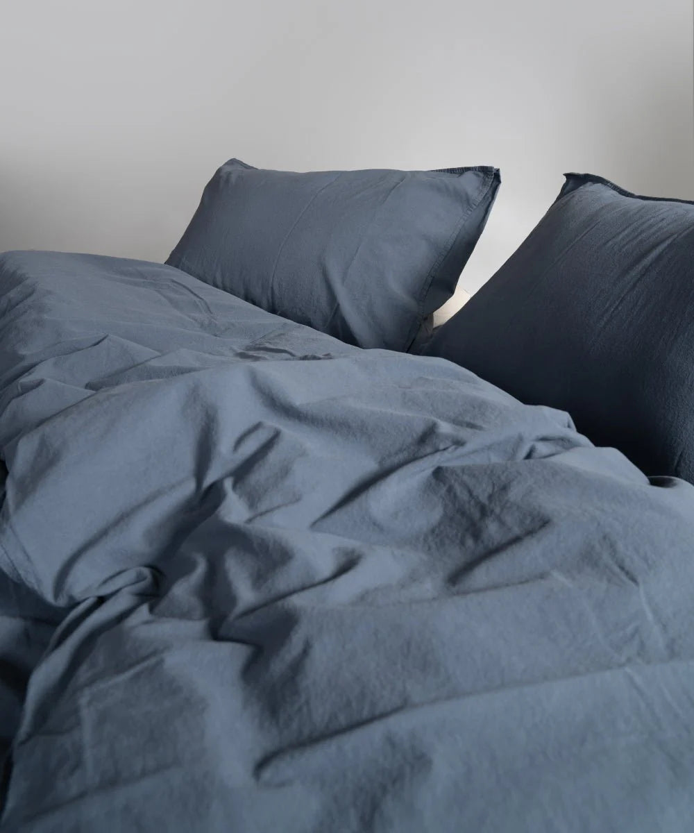 Постільна білизна Limasso Stonewashed Standart 160 х 220 см Natural Grey