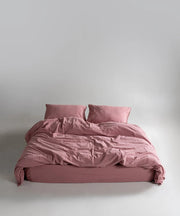 Постільна білизна Limasso Stonewashed Ranforse 160 х 220 см Old Rose