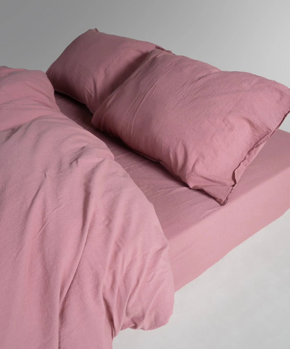 Постільна білизна Limasso Stonewashed Standart 160 х 220 см Old Rose