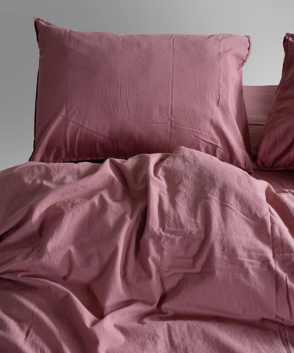 Постільна білизна Limasso Stonewashed Standart 160 х 220 см Old Rose