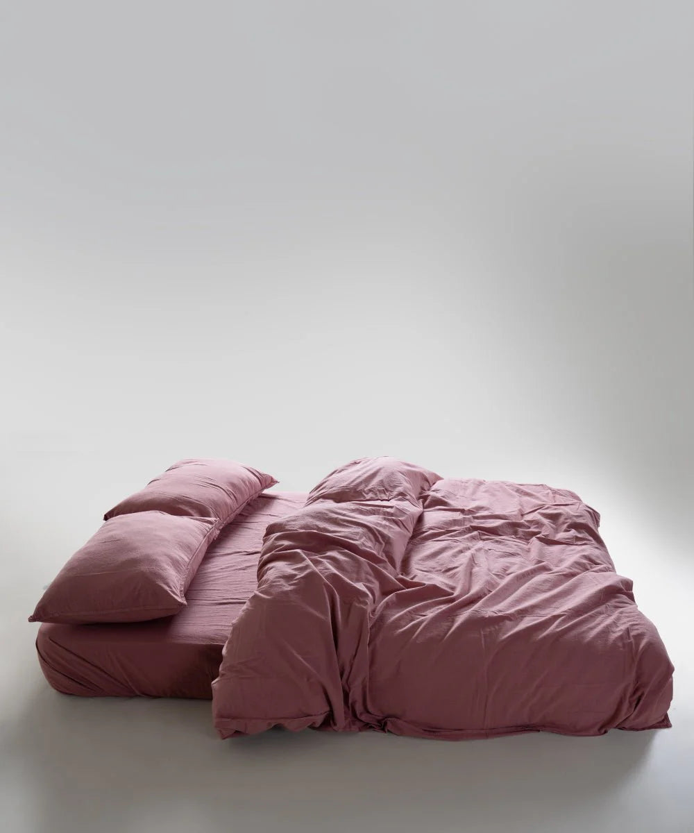Постільна білизна Limasso Stonewashed Standart 160 х 220 см Old Rose
