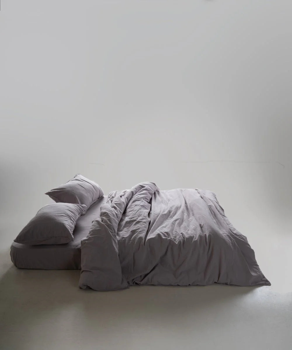 Постільна білизна Limasso Stonewashed Standart 200 х 220 см Opal Grey