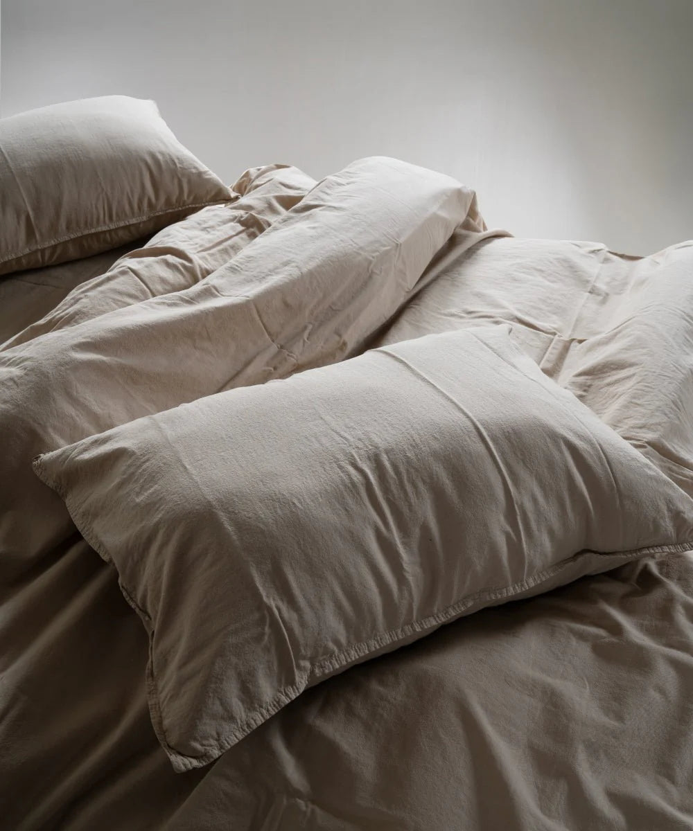 Постільна білизна Limasso Stonewashed Standart 160 х 220 см Oxford Tan