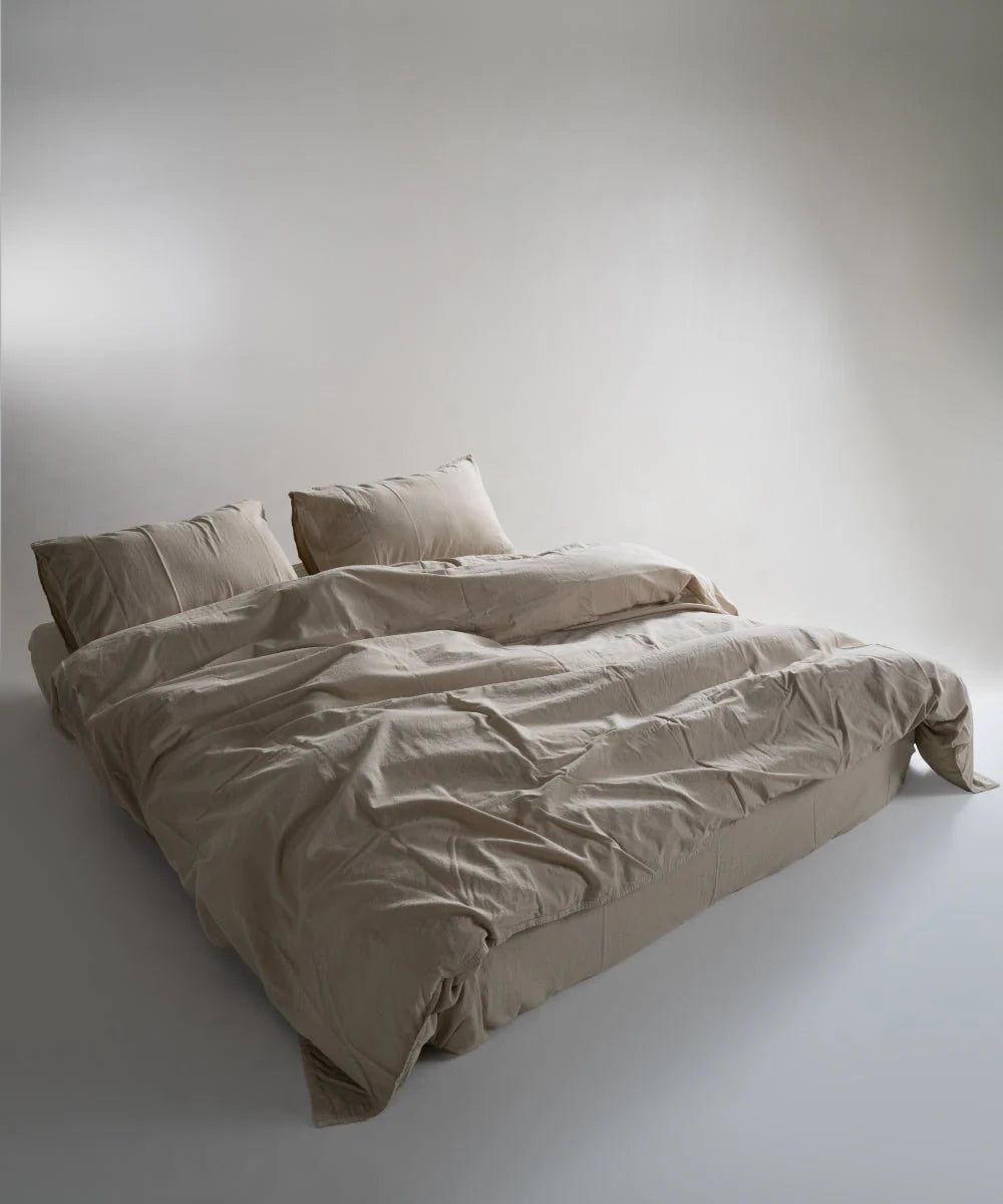 Постільна білизна Limasso Stonewashed Standart 200 х 220 см Oxford Tan