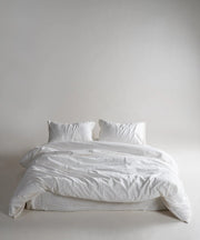Постільна білизна Limasso Stonewashed Ranforse 160 х 220 см сімейний Snow White