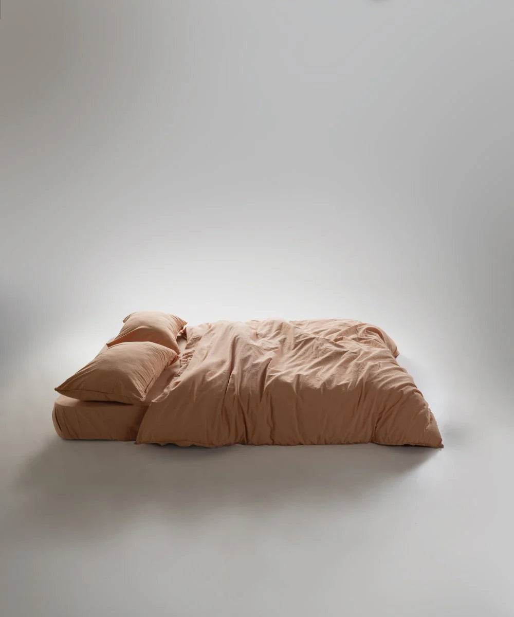 Постільна білизна Limasso Stonewashed Standart 200 х 220 см Toast