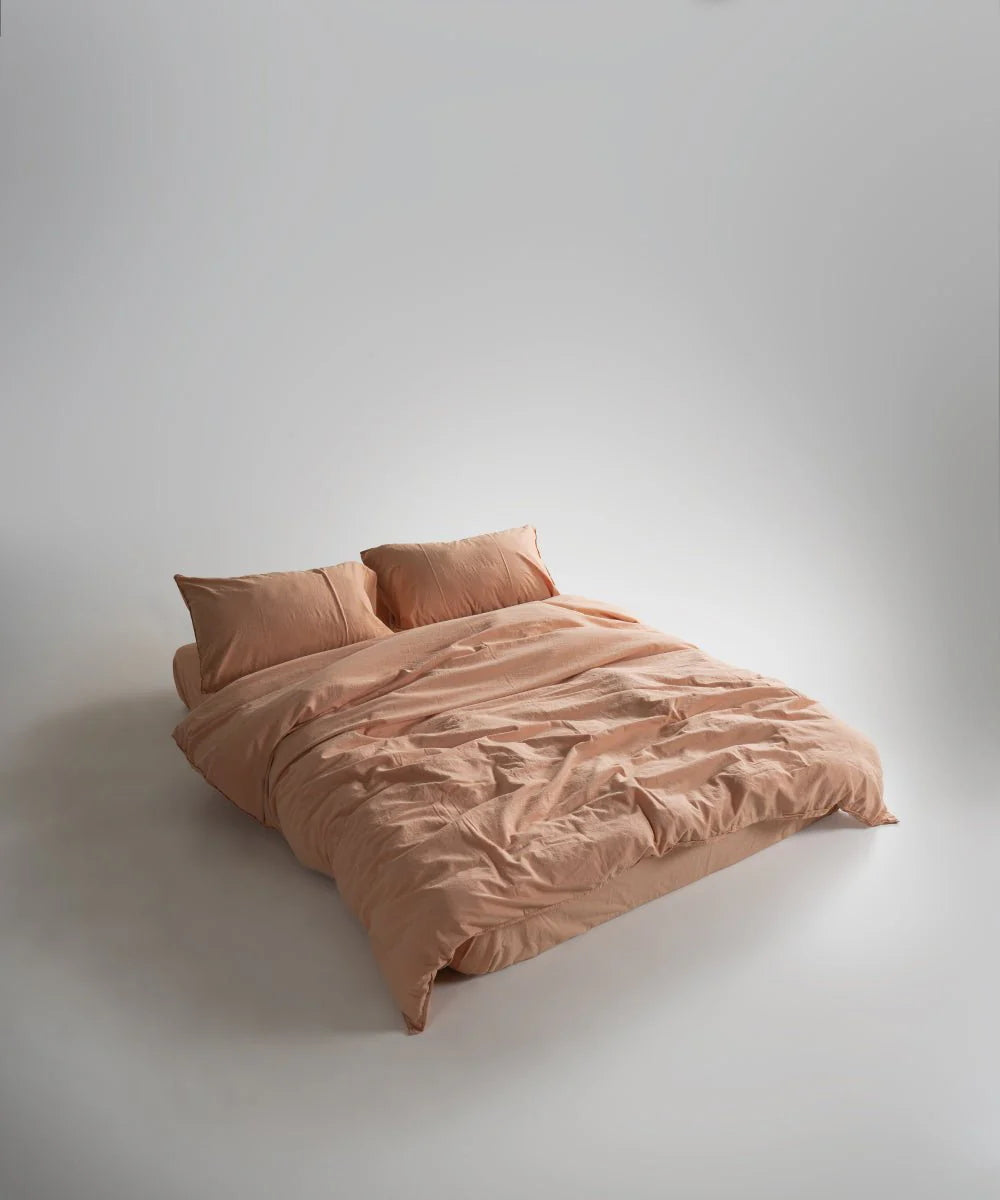 Постільна білизна Limasso Stonewashed Standart 200 х 220 см Toast