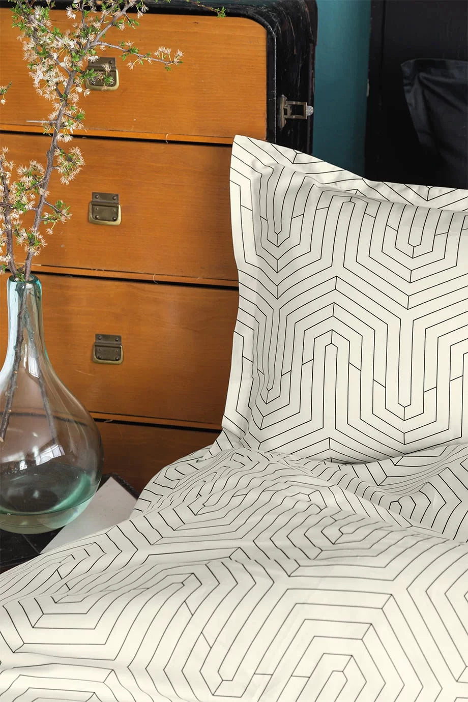 Комплект постільної білизни Issimo Coton Satin 200х220 см Strada White