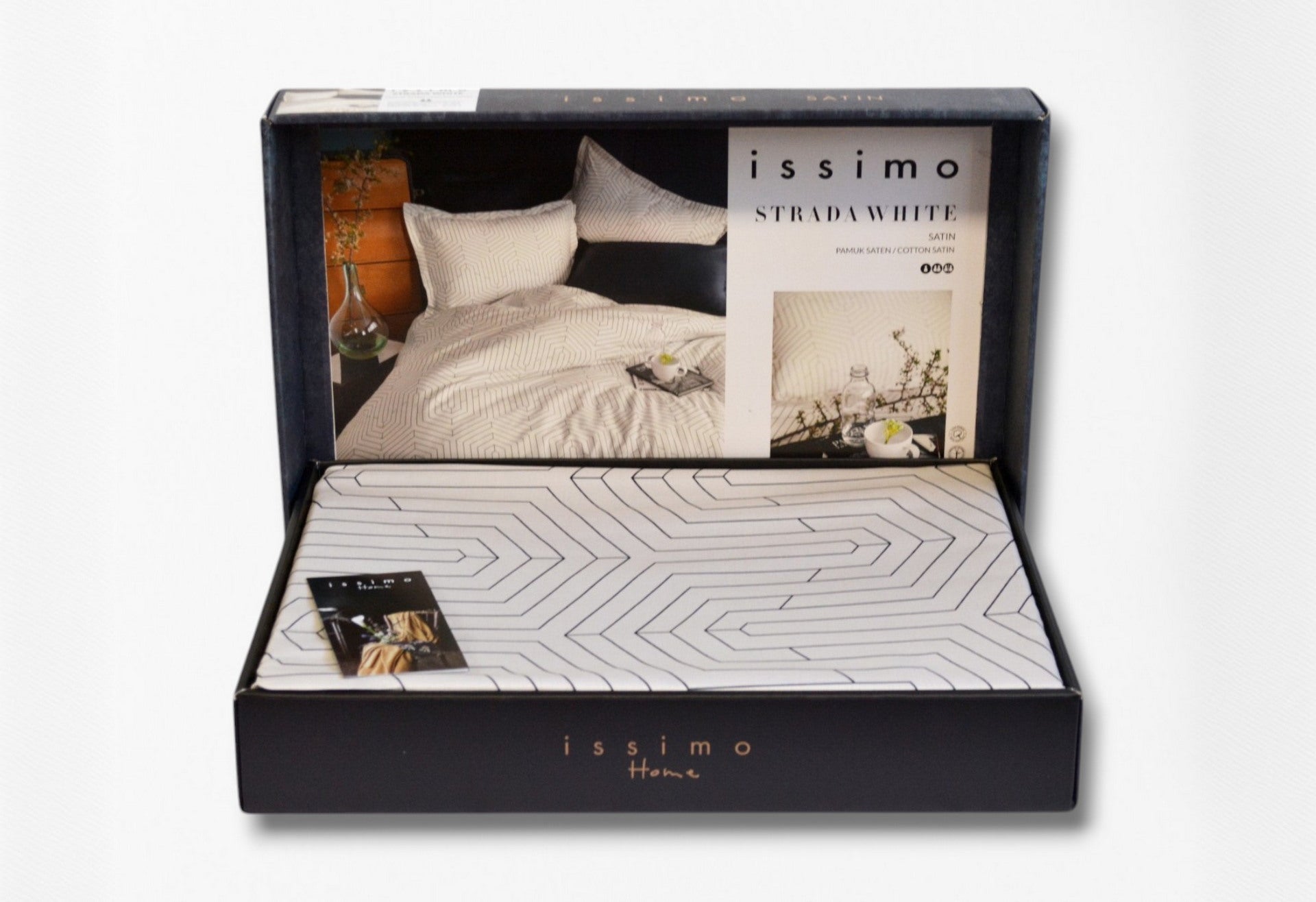 Комплект постільної білизни Issimo Coton Satin 200х220 см Strada White
