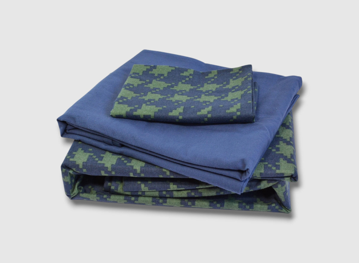 Комплект постільної білизни First Choice Flanel 160x220 см Sadora Navy Blue