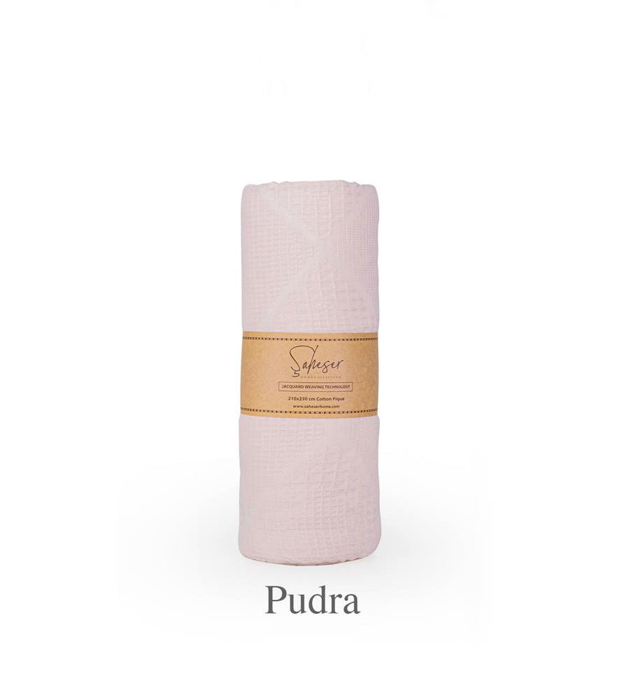 Вафельне простирадло Saheser Cotton Pique 160×230 см. Lavin