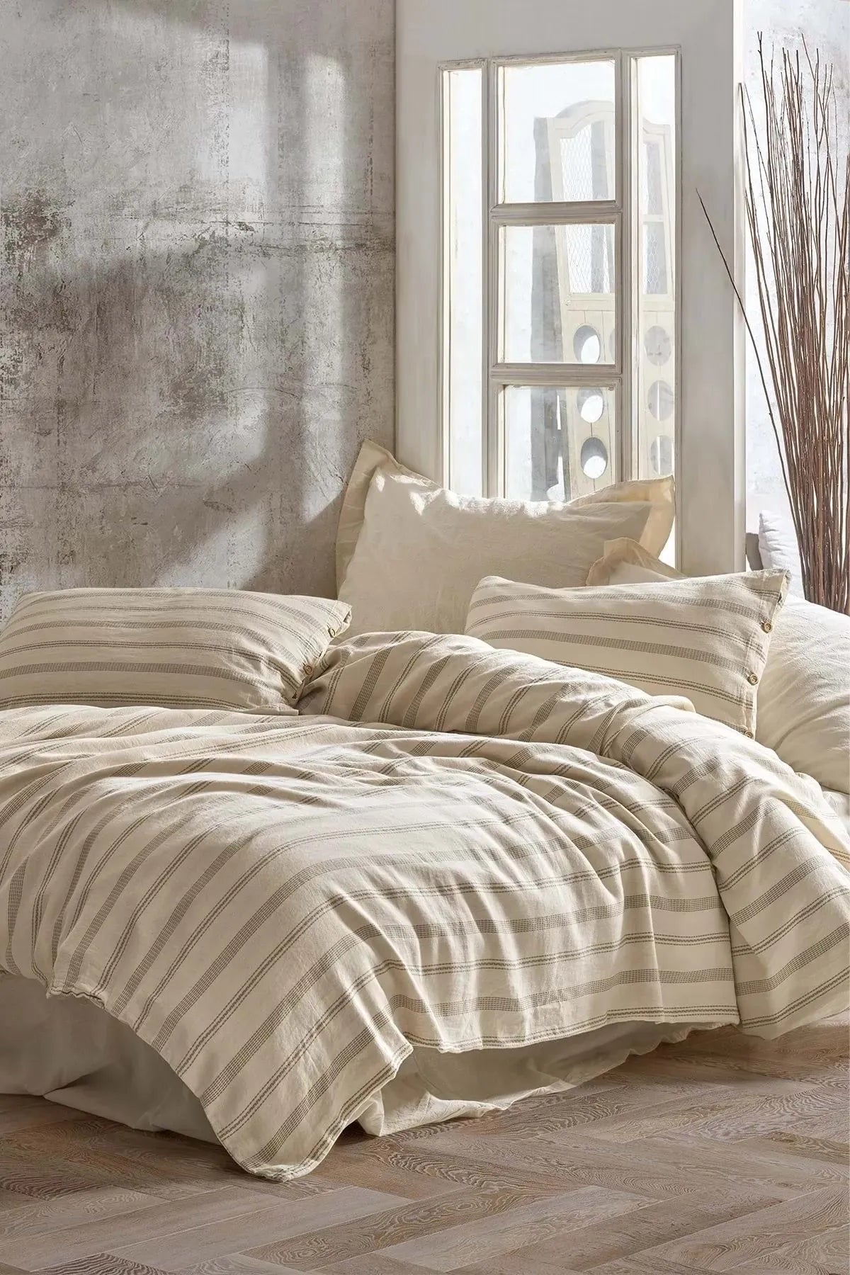 Постільна білизна Saheser Naturel 200 х 220 см Solaris Vizon
