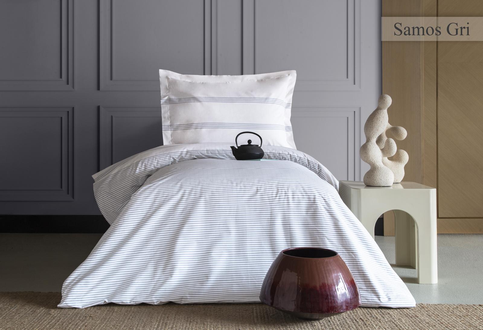 Постільна білизна Pupilla Poplin 160 х 220 см Samos Gri