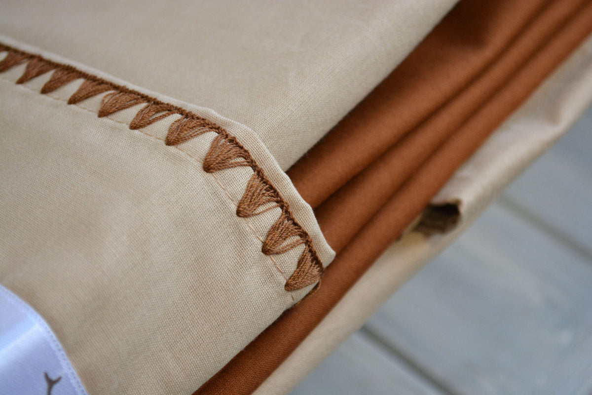 Постільна білизна Turkiz Ranforce Prima 200 х 220 см San Marino Dark Beige