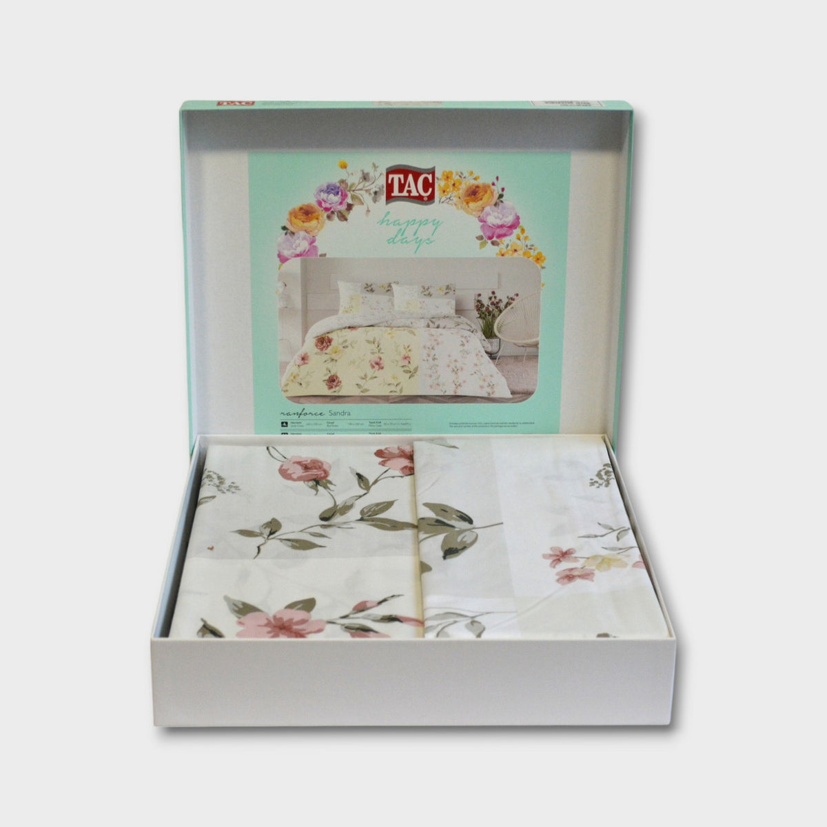 Постільна білизна TAC Ranforse 200x220 см Sandra