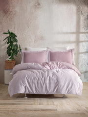 Постільна білизна Turkiz Ranforce Prima 200 х 220 см Santiago Violet
