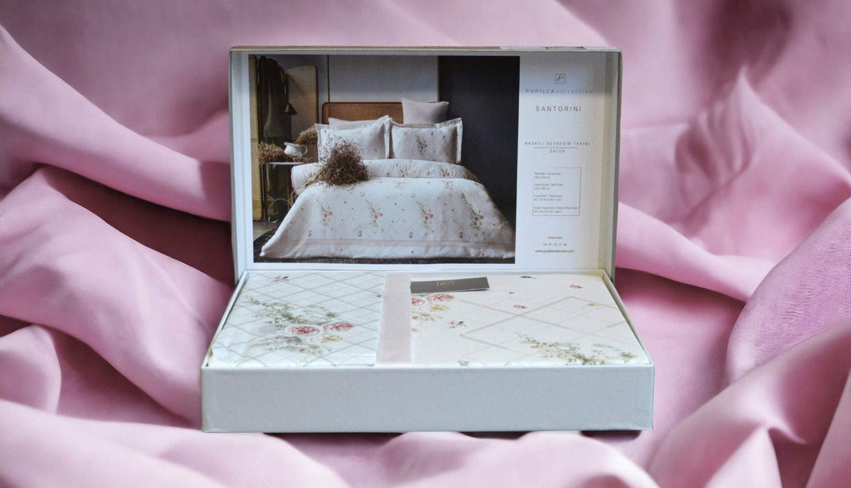 Постільна білизна Pupilla Digital Satin сімейка 160х220 см Santorini