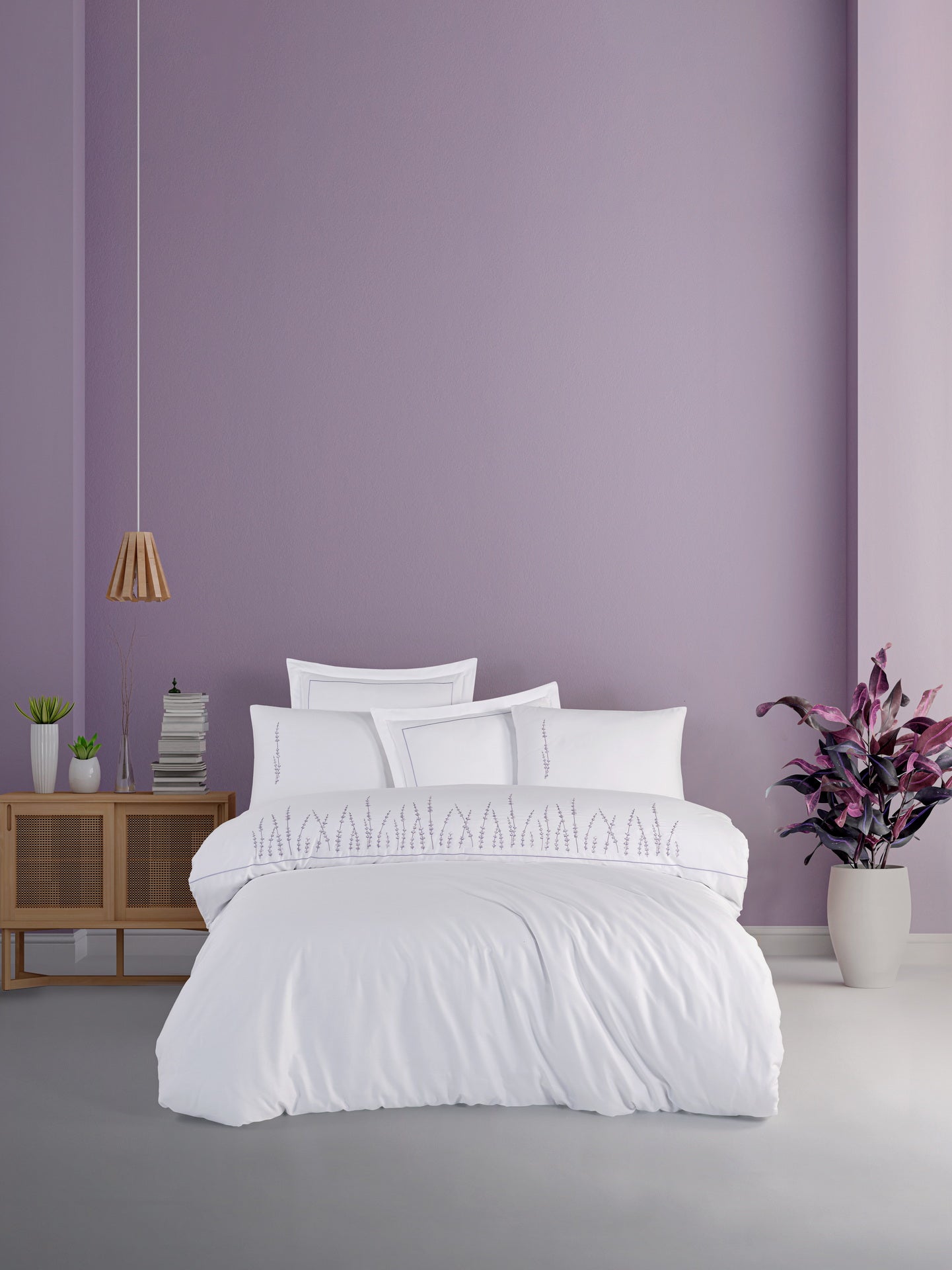 Комплект постільної білизни Maribor Exclusive Satin  200х220 см  Silvana Beyaz