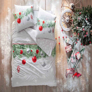 Постільна білизна TAC Ranforse 200x220 см Snowflake