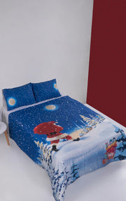 Комплект постільної білизни Charlotte New Year 160x220 см Snowy Christmas