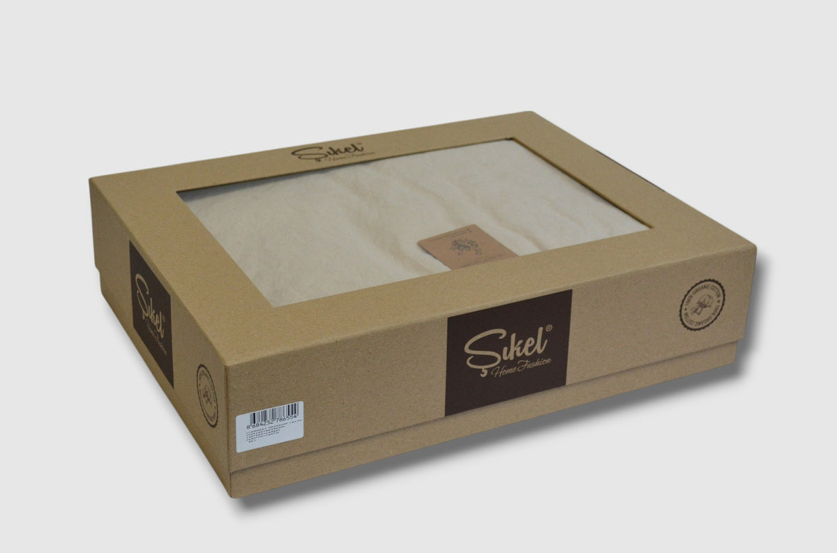 Постільна білизна Sikel Stonewashed Soho 200 х 220 см Bej