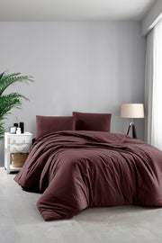 Постільна білизна Sikel Stonewashed Soho 200 х 220 см Bordo