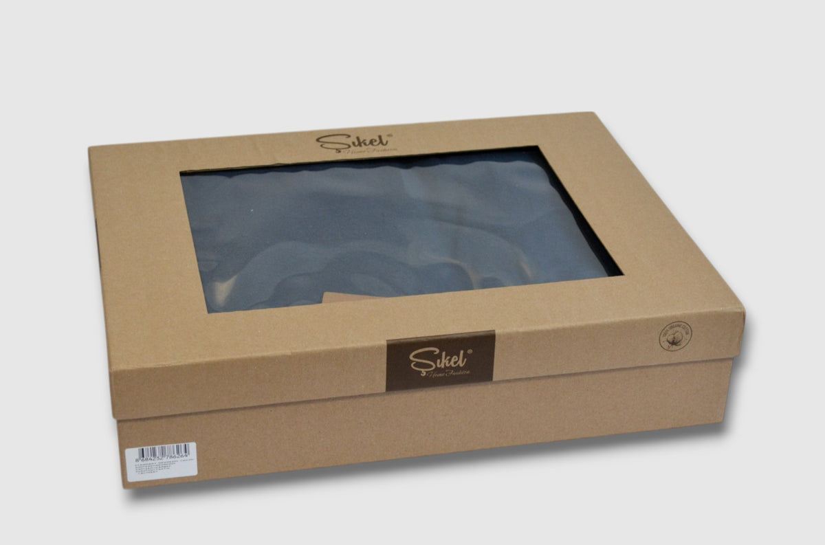 Постільна білизна Sikel Stonewashed Soho 200 х 220 см Lacivert