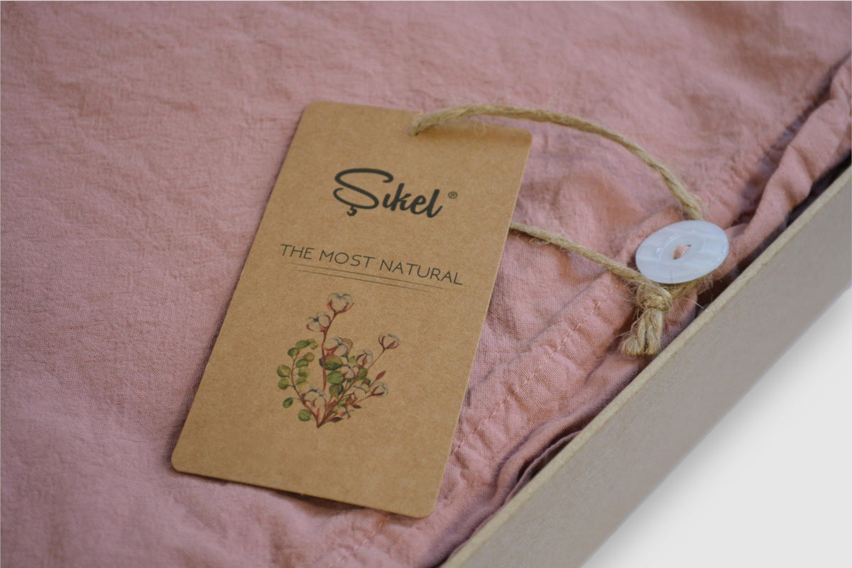 Постільна білизна Sikel Stonewashed Soho 200 х 220 см Rose